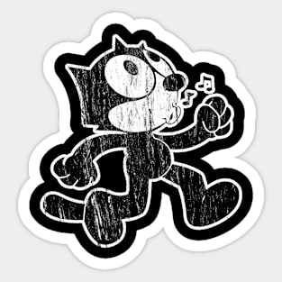 Felix The Cat - Retro Faded Design Sticker